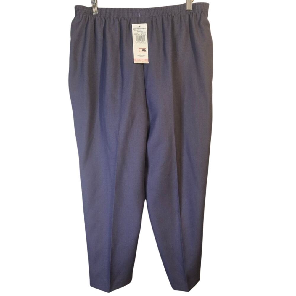 NWT Alfred Dunner 18W Astor Place Lilac Dress Pants [0080]